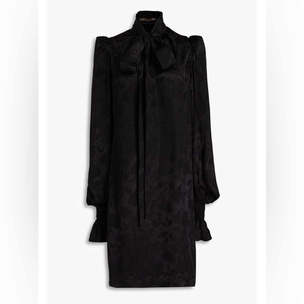 The Vampire’s Wife “Storm From The Shelter” Jacquard Dress – Black (Rare) - Picture 2 of 11